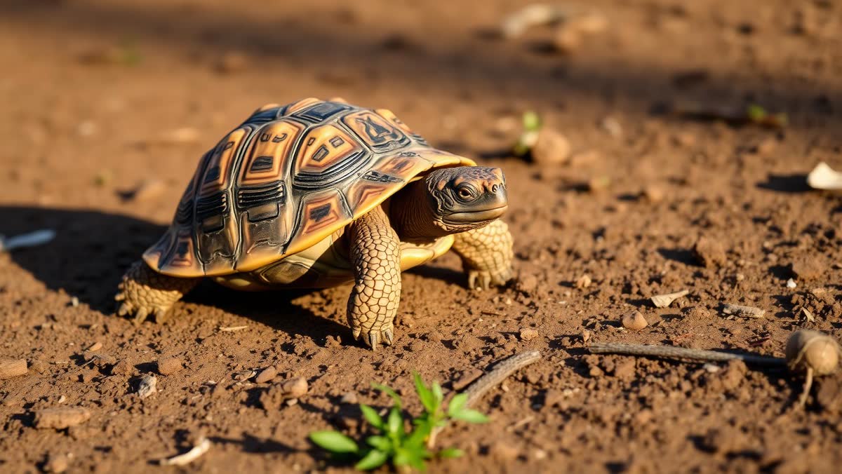 Russian Tortoise (Testudo horsfieldii)